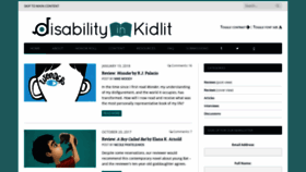 What Disabilityinkidlit.com website looked like in 2020 (3 years ago)