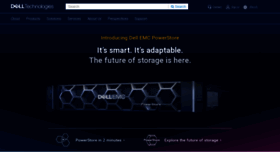 What Dellemc.com website looked like in 2020 (3 years ago)