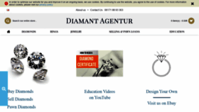 What Diamantagentur.de website looked like in 2020 (3 years ago)