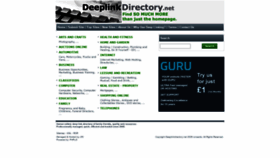 What Deeplinkdirectory.net website looked like in 2020 (3 years ago)