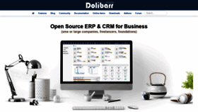 What Dolibarr.fr website looked like in 2020 (3 years ago)