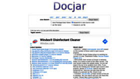 What Docjar.org website looked like in 2020 (3 years ago)