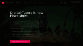 What Digitaltutors.com website looked like in 2020 (3 years ago)