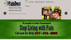 What Dfwpaindocs.com website looked like in 2020 (3 years ago)