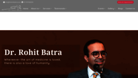 What Drrohitbatra.com website looked like in 2020 (4 years ago)