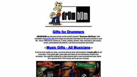 What Drumbum.com website looked like in 2020 (3 years ago)