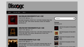 What Discogc.com website looked like in 2020 (3 years ago)