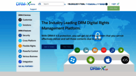 What Drm-x.com website looked like in 2020 (3 years ago)