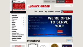What Dealersupply.com website looked like in 2020 (3 years ago)