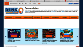 What Denkspelletjes.nl website looked like in 2020 (3 years ago)