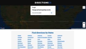 What Directionus.com website looked like in 2020 (3 years ago)