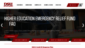 What Dixie.edu website looked like in 2020 (3 years ago)