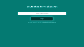 What Deutsches-fernsehen.net website looked like in 2020 (3 years ago)