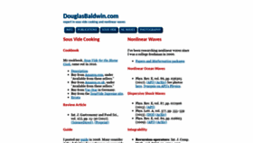 What Douglasbaldwin.com website looked like in 2020 (3 years ago)