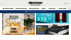 What Deconovo.com website looked like in 2020 (3 years ago)