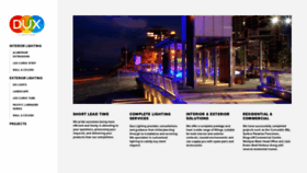 What Duxlighting.com.au website looked like in 2020 (5 years ago)
