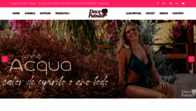 What Docepaixaolingerie.com.br website looked like in 2020 (3 years ago)