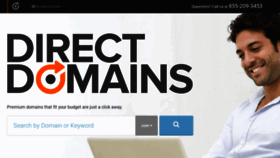 What Directdomains.com website looked like in 2020 (3 years ago)