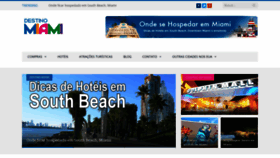 What Destinomiami.com.br website looked like in 2020 (3 years ago)