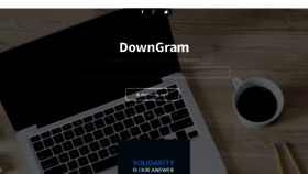What Downgram.co website looked like in 2020 (3 years ago)