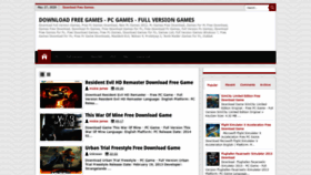 What Downloadgame24.blogspot.com website looked like in 2020 (3 years ago)