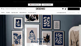 What Desenio.co.uk website looked like in 2020 (3 years ago)