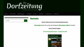 What Dorfzeitung-online.com website looked like in 2020 (4 years ago)