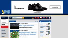 What Donnerwetter.de website looked like in 2020 (3 years ago)