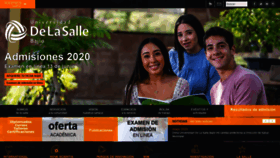 What Delasalle.edu.mx website looked like in 2020 (3 years ago)