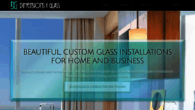 What Dimensionsinglass.com website looked like in 2020 (4 years ago)