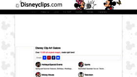 What Disneyclips.com website looked like in 2020 (3 years ago)