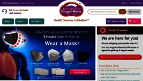 What Dragonherbs.com website looked like in 2020 (5 years ago)
