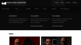 What Dslrvideoshooter.com website looked like in 2020 (3 years ago)