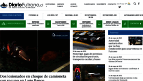 What Diariofutrono.cl website looked like in 2020 (3 years ago)