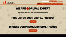 What Drupar.com website looked like in 2020 (3 years ago)