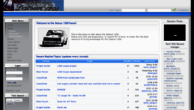 What Datsun1200.com website looked like in 2020 (3 years ago)