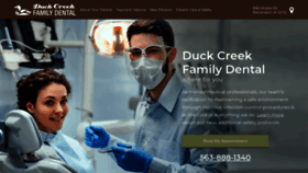 What Duckcreekfamilydental.com website looked like in 2020 (3 years ago)