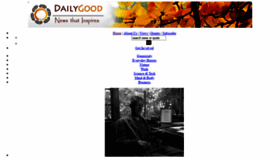 What Dailygood.org website looked like in 2020 (3 years ago)