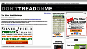 What Dont-tread-on.me website looked like in 2020 (3 years ago)
