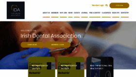 What Dentist.ie website looked like in 2020 (3 years ago)