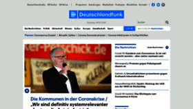 What Deutschlandfunk.de website looked like in 2020 (3 years ago)