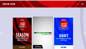 What Dreamteamfc.com website looked like in 2020 (3 years ago)