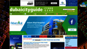 What Dubaicityguide.com website looked like in 2020 (3 years ago)