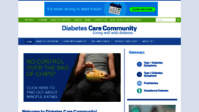 What Diabetescarecommunity.ca website looked like in 2020 (3 years ago)