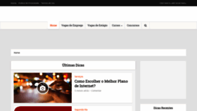 What Dicassobre.com.br website looked like in 2020 (3 years ago)