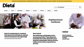 What Dieta.ee website looked like in 2020 (3 years ago)