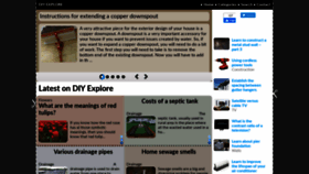 What Diyexplore.com website looked like in 2020 (3 years ago)