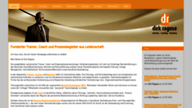 What Dirk-raguse.de website looked like in 2020 (3 years ago)