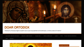 What Doarortodox.ro website looked like in 2020 (3 years ago)
