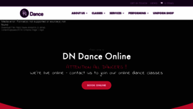 What Dndance.co.uk website looked like in 2020 (3 years ago)